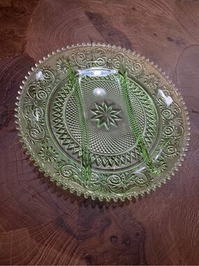 Vintage Indiana glass chantilly tray